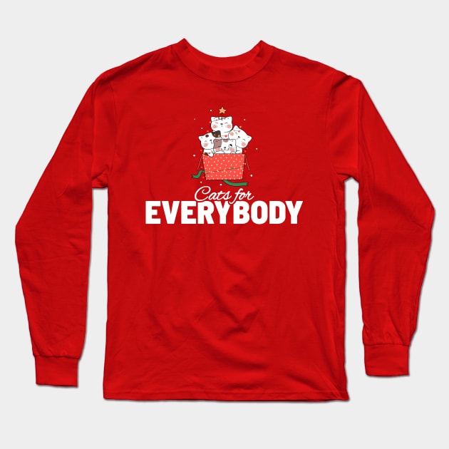 Cats for Everybody - Cats Presents Long Sleeve T-Shirt by Bunder Score